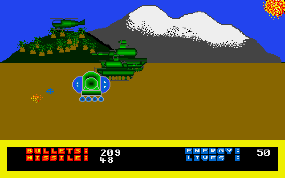 Tank atari screenshot